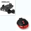 Motorcycle Bicycle Phone Holder Support Charging For Cell Phone With Bike Bell Power Bank Bicycle Front Lamp Flashlight