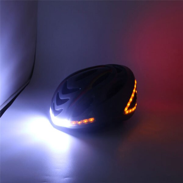 Intelligent steering helmet led bicycle equipment